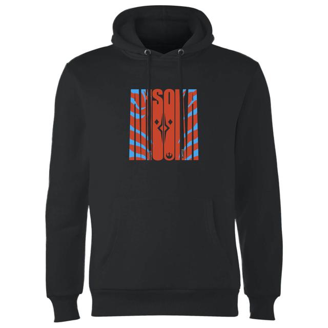 Ahsoka Type Logo Hoodie - Black - XXL - Black on Productcaster.