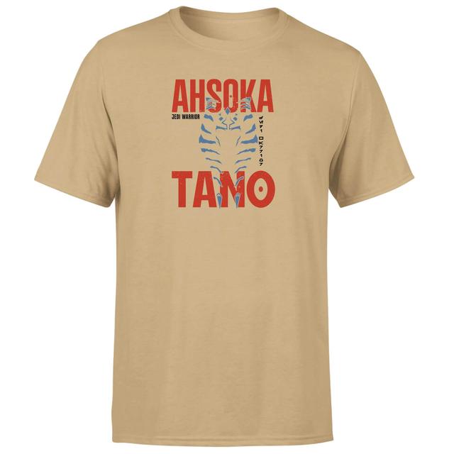 Ahsoka Stripes Men's T-Shirt - Tan - XXL - Tan on Productcaster.