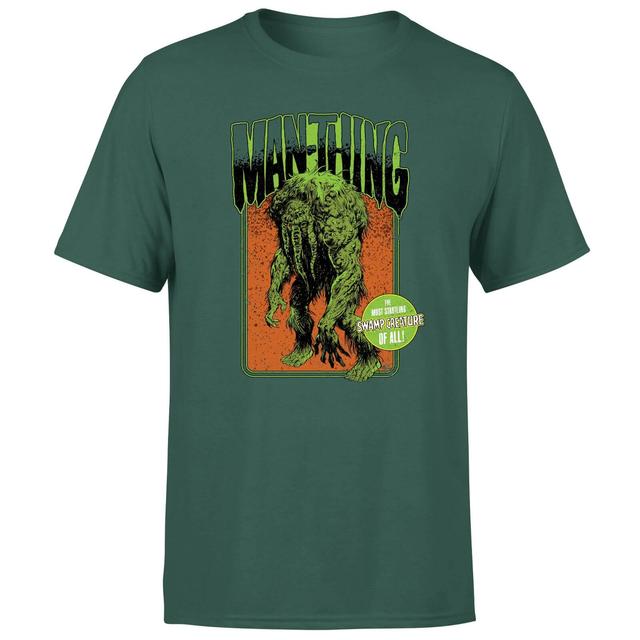 Man-Thing Creeper Men's T-Shirt - Green - L - Green on Productcaster.