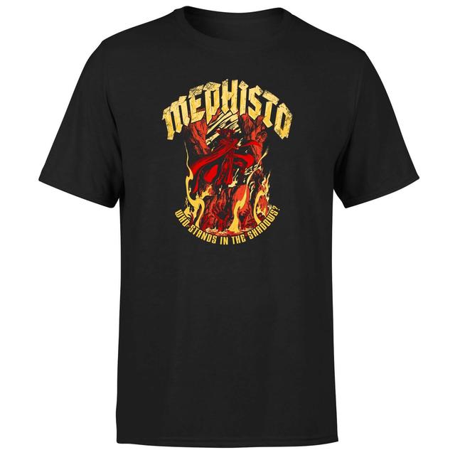 Mephisto Gothic Men's T-Shirt - Black - 4XL - Black on Productcaster.