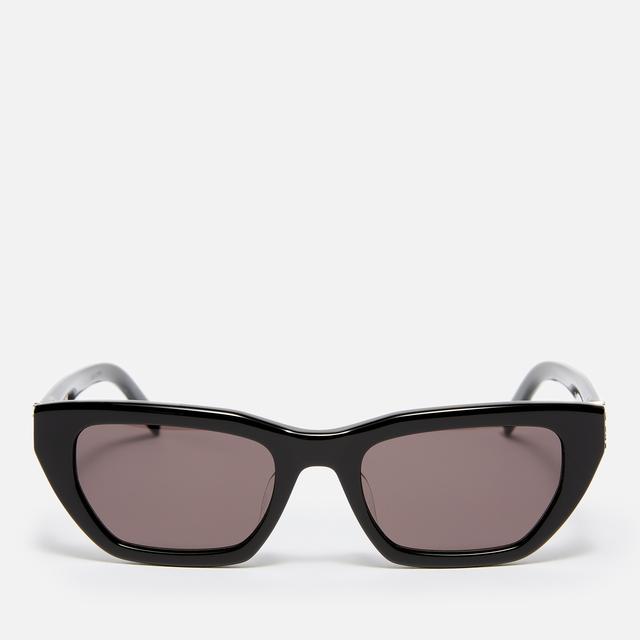 Saint Laurent Acetate Cat Eye Sunglasses Black on Productcaster.