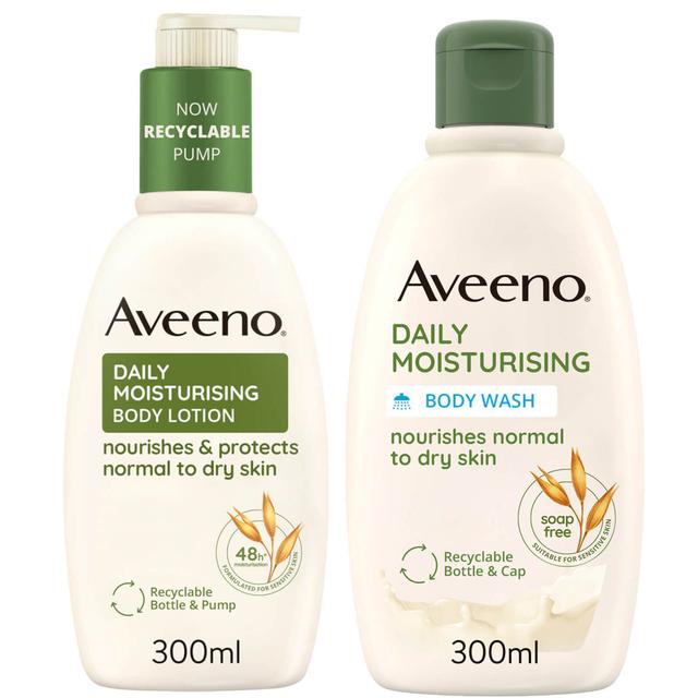 Aveeno Daily Moisturising Wash and Lotion Duo on Productcaster.