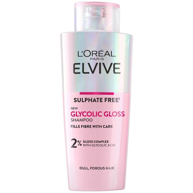 L'Oréal Paris Elvive Glycolic Gloss Sulphate Free Shampoo for Dull Hair 200ml on Productcaster.