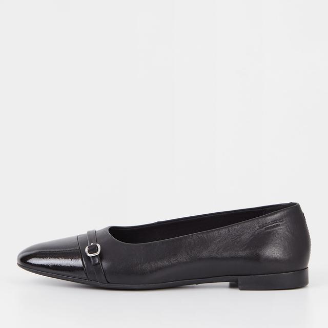 Vagabond Women's Sibel Leather/Patent Ballet Flats - Black - UK 8 on Productcaster.