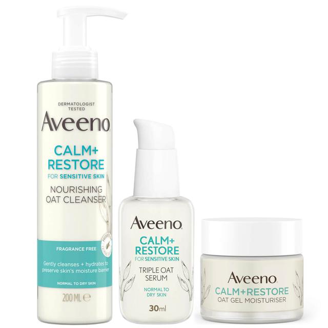 Aveeno Face Calm and Restore Morning Nourish Routine (Worth £36.48) on Productcaster.