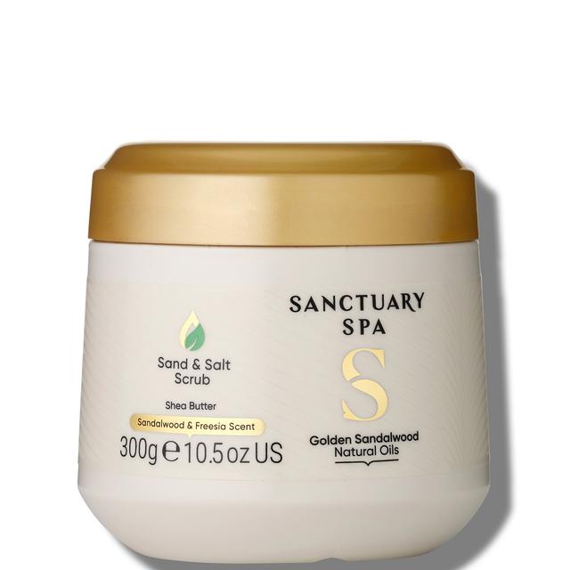 Sanctuary Spa Golden Sandalwood Sand and Salt Scrub 300g on Productcaster.