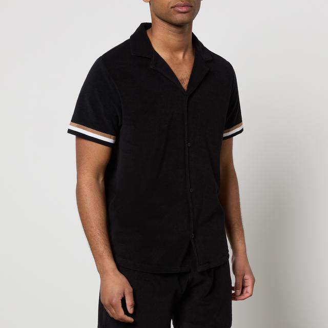 BOSS Bodywear Cotton-Blend Terry Shirt - S on Productcaster.