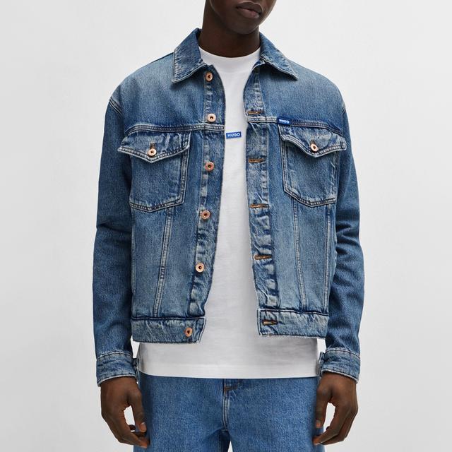 HUGO Blue Dex Denim Jacket - S on Productcaster.