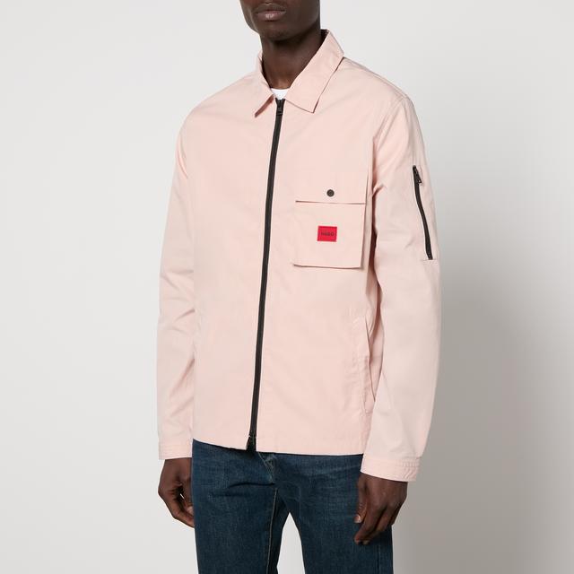 HUGO Emmond Cotton-Blend Shell Overshirt - XL on Productcaster.