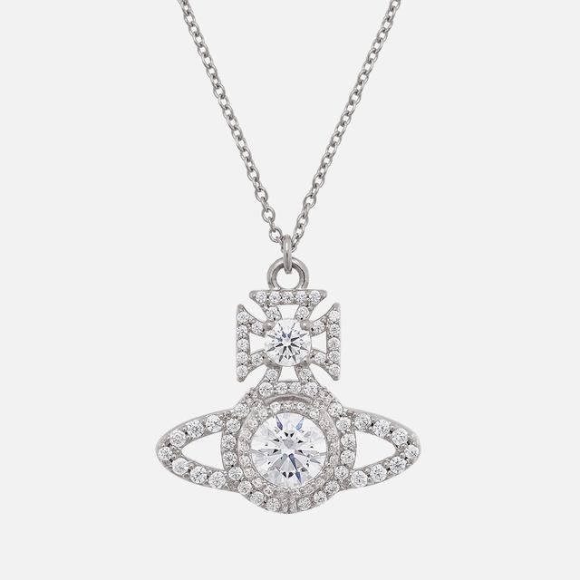 Vivienne Westwood Norabelle Silver-Tone Cubic Zirconia Necklace on Productcaster.