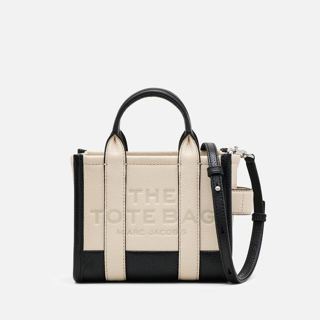 Marc Jacobs Colourblock Leather The Crossbody Tote White on Productcaster.