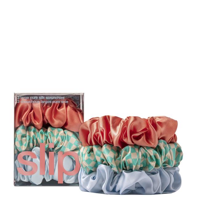 Slip Pure Silk Large Scrunchies - Sea Mist on Productcaster.