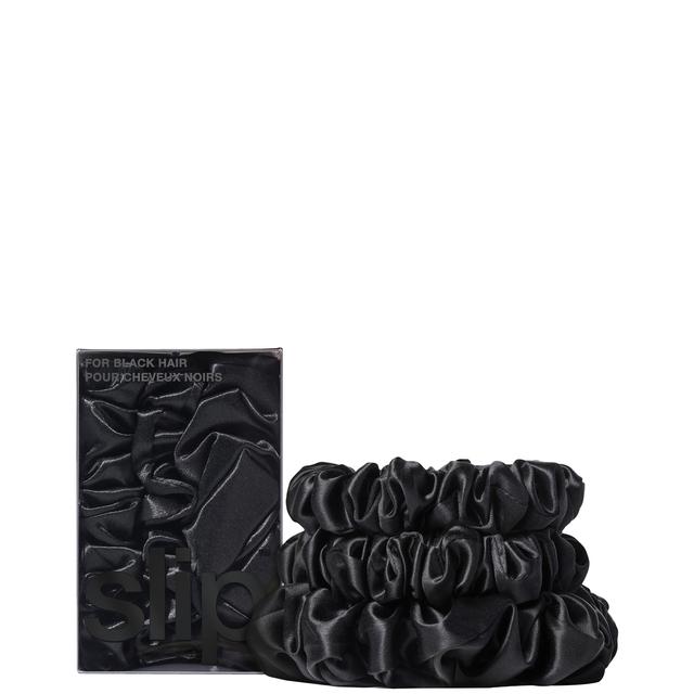 Slip Pure Silk Back To Basics Assorted Scrunchie Set (Various Colours) - Black on Productcaster.