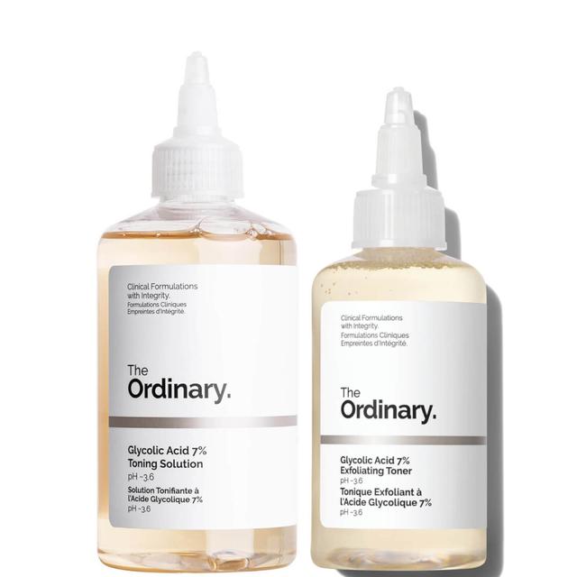 The Ordinary's Glycolic Acid 7% Exfoliating Toner Home and Away Bundle on Productcaster.