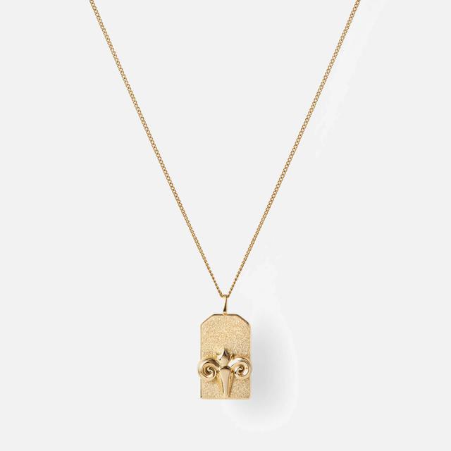 Jenny Bird Gold-Plated Zodiac Aries Necklace on Productcaster.