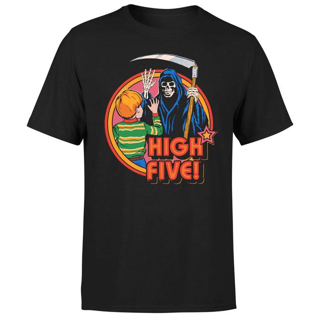 High Five Men's T-Shirt - Black - XXL - Black on Productcaster.