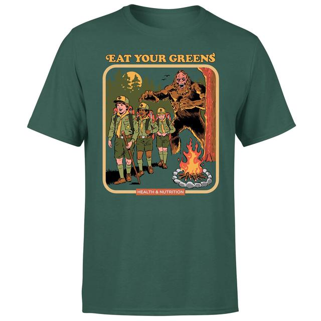 Eat Your Greens Men's T-Shirt - Green - XXL - Green on Productcaster.