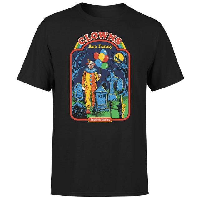 Clowns Are Funny Men's T-Shirt - Black - M - Black on Productcaster.