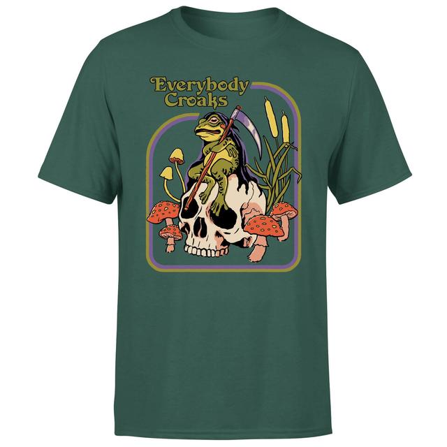 Everybody Croaks Men's T-Shirt - Green - XS - Green on Productcaster.