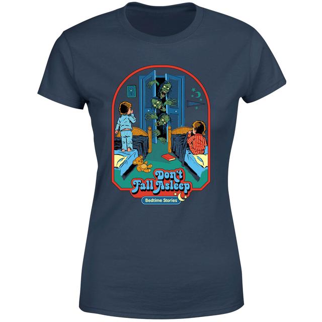 Don't Fall Asleep Women's T-Shirt - Navy - L - Navy on Productcaster.