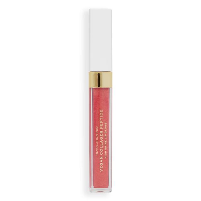 Revolution Pro Vegan Collagen Peptide High Shine Lip Gloss 4ml (Various Shades) - Bombshell on Productcaster.