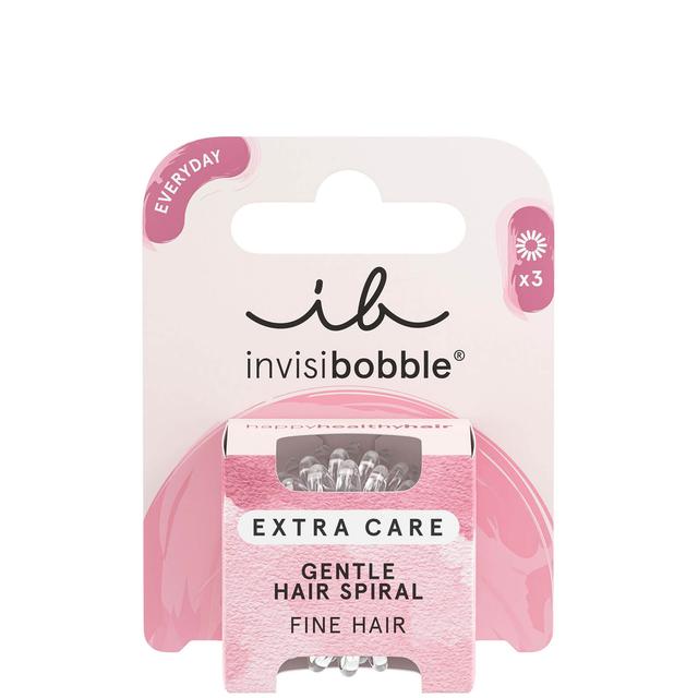 invisibobble Crystal Clear Extra Care Hair Ties (Pack of 3) on Productcaster.