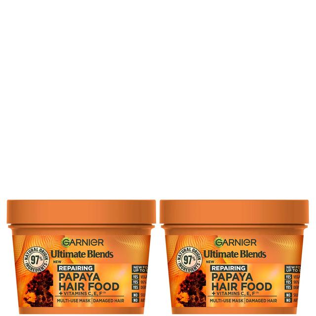 Garnier Ultimate Blends Papaya 3-in-1 Damaged Hair Mask Duo on Productcaster.