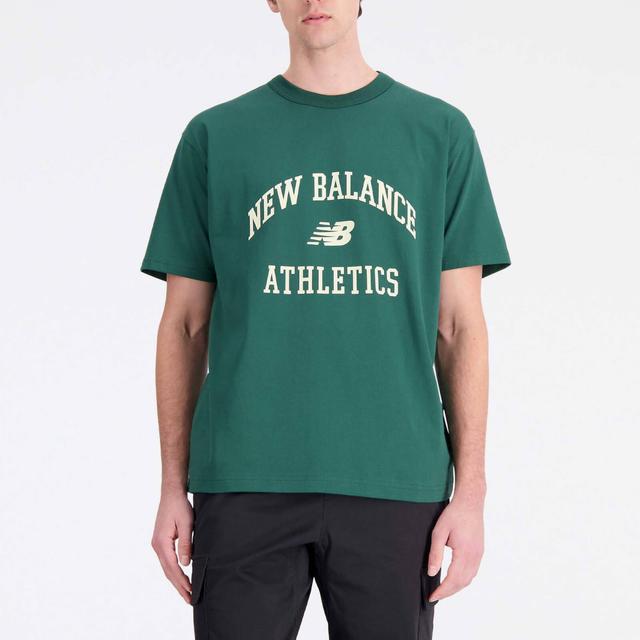 New Balance Men's Athletics Varsity Graphic T-Shirt - Nightwatch Green - XXL on Productcaster.