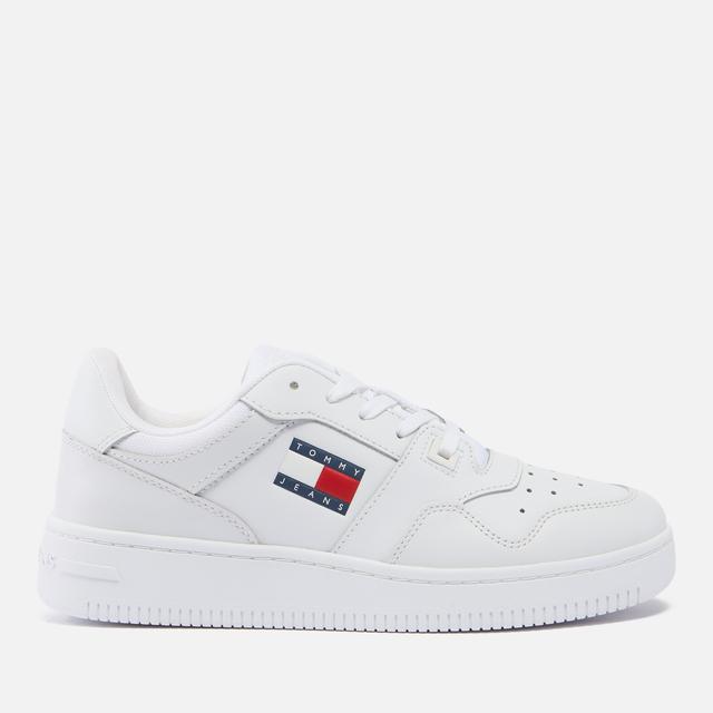 Tommy Jeans Women's Leather Basket Trainers - UK 3 on Productcaster.