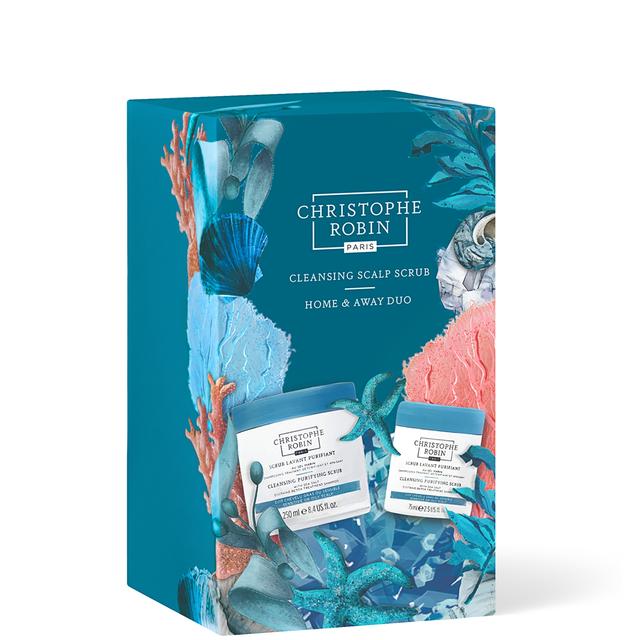 Christophe Robin Cleansing Scalp Scrub Home and Away Duo on Productcaster.