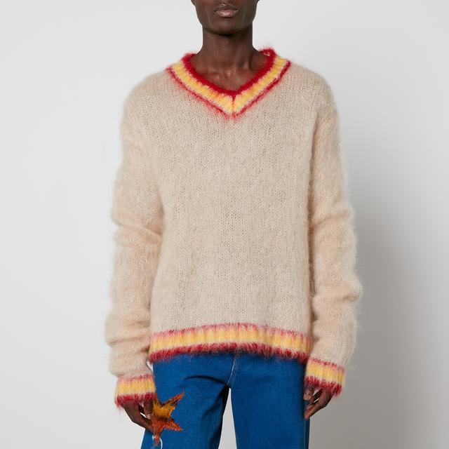 Marni V-Neck Mohair-Blend Jumper - IT 48/M on Productcaster.