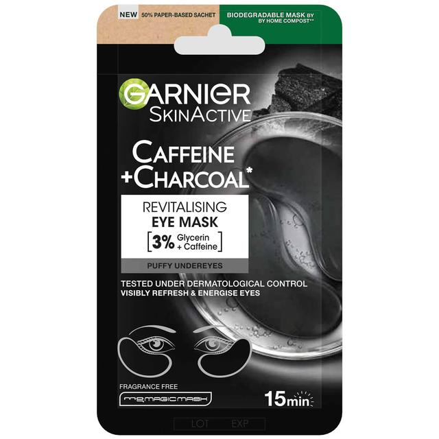 Garnier Depuffing Eye Mask with Bamboo Charcoal for Puffy Undereyes 5g on Productcaster.