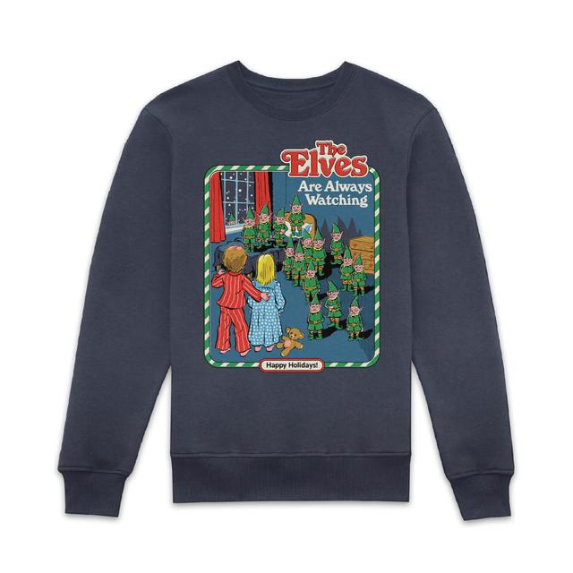 Steven Rhodes The Elves Are Always Watching Jumper - Navy - XXL - Navy on Productcaster.