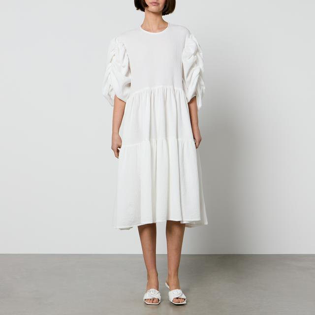 Toit Volant Ottille Garden Cloqué Midi Dress - XS/S on Productcaster.