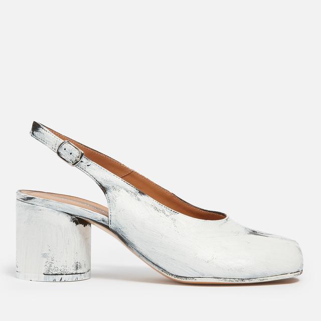 Maison Margiela Women's Tabi H60 Leather Slingback Heeled Pumps - UK 4 on Productcaster.