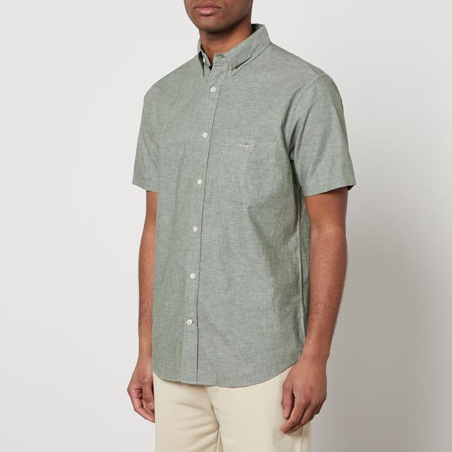 GANT Cotton and Linen-Blend Shirt - M on Productcaster.