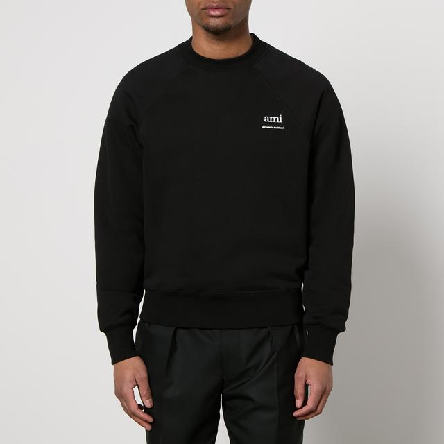 AMI Script Cotton-Blend Jersey Sweatshirt - S on Productcaster.