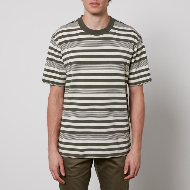 NN.07 Adam Striped Stretch-Modal and Cotton-Blend T-Shirt - S on Productcaster.