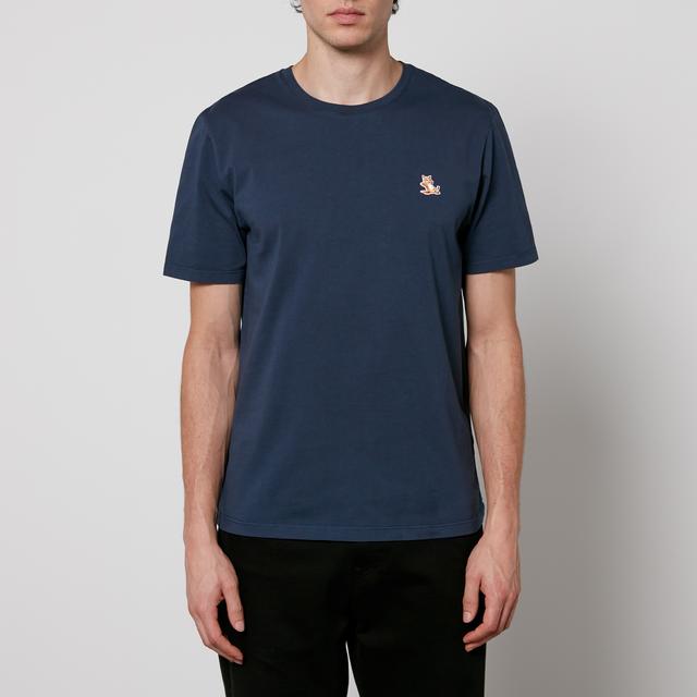 Maison Kitsuné Chillax Fox Patch Cotton-Jersey T-Shirt - L on Productcaster.