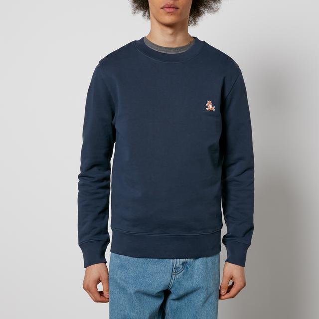 Maison Kitsuné Chillax Patch Cotton-Jersey Sweatshirt - XL on Productcaster.