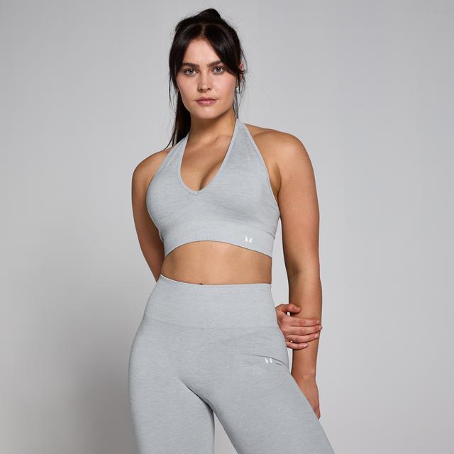 MP Női Tempo Seamless Halter Neck Melltartó – Szürke márga - M on Productcaster.