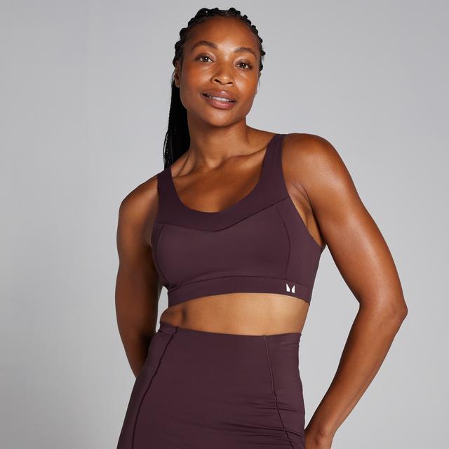 MP Women's Tempo Ultra Bonded Sports Bra - Chocolate Berry - M on Productcaster.