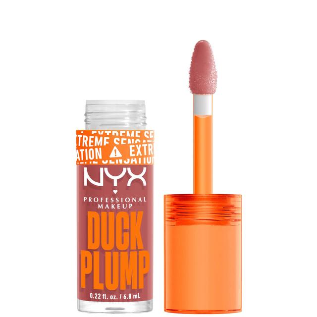 NYX Professional Makeup Duck Plump Lip Plumping Gloss (Various Shades) - Nude Swings on Productcaster.