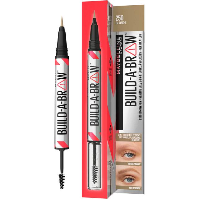 Maybelline Build-A-Brow 2 Easy Steps Eye Brow Pencil and Gel (Various Shades) - Blonde on Productcaster.