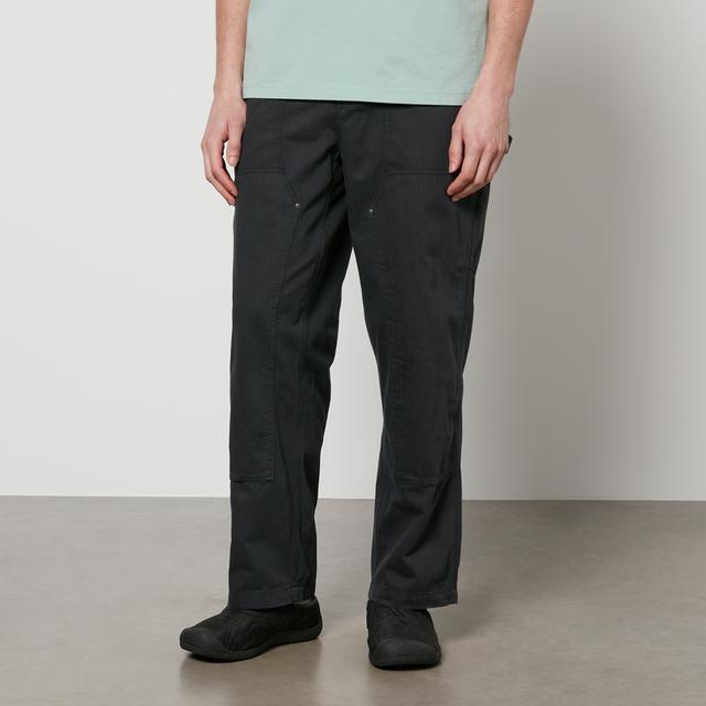 Corridor Cotton-Herringbone Straight-Leg Trousers - W34/L32 on Productcaster.