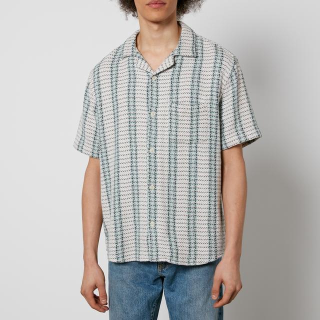 Corridor Riverside Intarsia Cotton Shirt - XL on Productcaster.