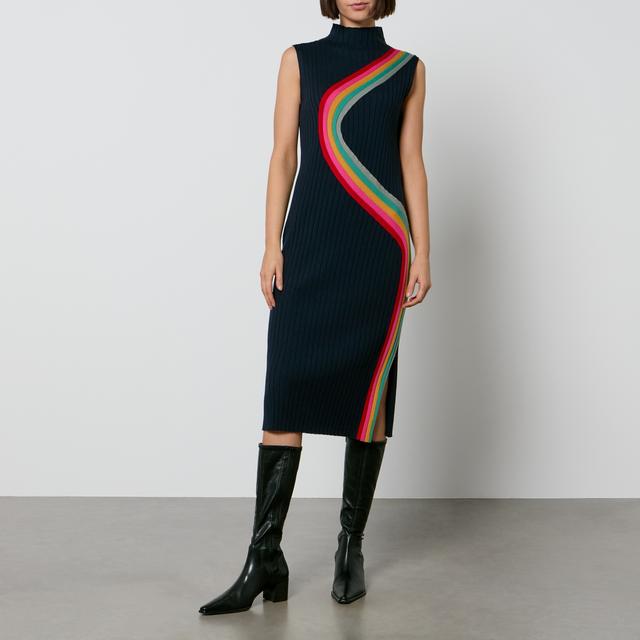 PS Paul Smith Swirl Wool and Cotton-Blend Dress - M on Productcaster.