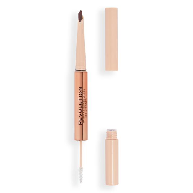 Makeup Revolution Fluffy Brow Duo Blonde - Medium Brown on Productcaster.