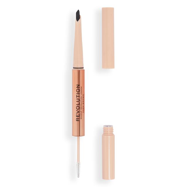 Makeup Revolution Fluffy Brow Duo Blonde - Dark Brown on Productcaster.