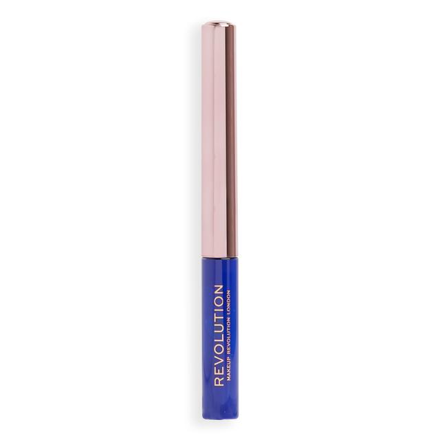 Revolution Super Flick Liquid Eyeliner 2.4ml (Various Shades) - Blue on Productcaster.